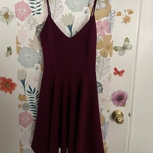 Windsor maroon size small spaghetti strap dress